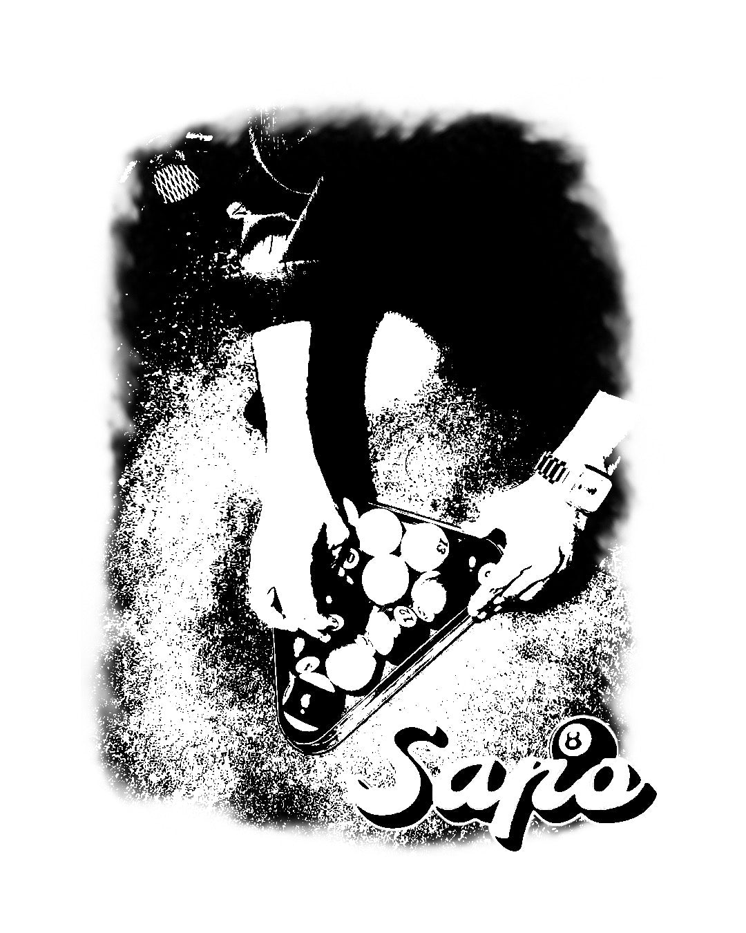 Graphic 8 ball T-shirt